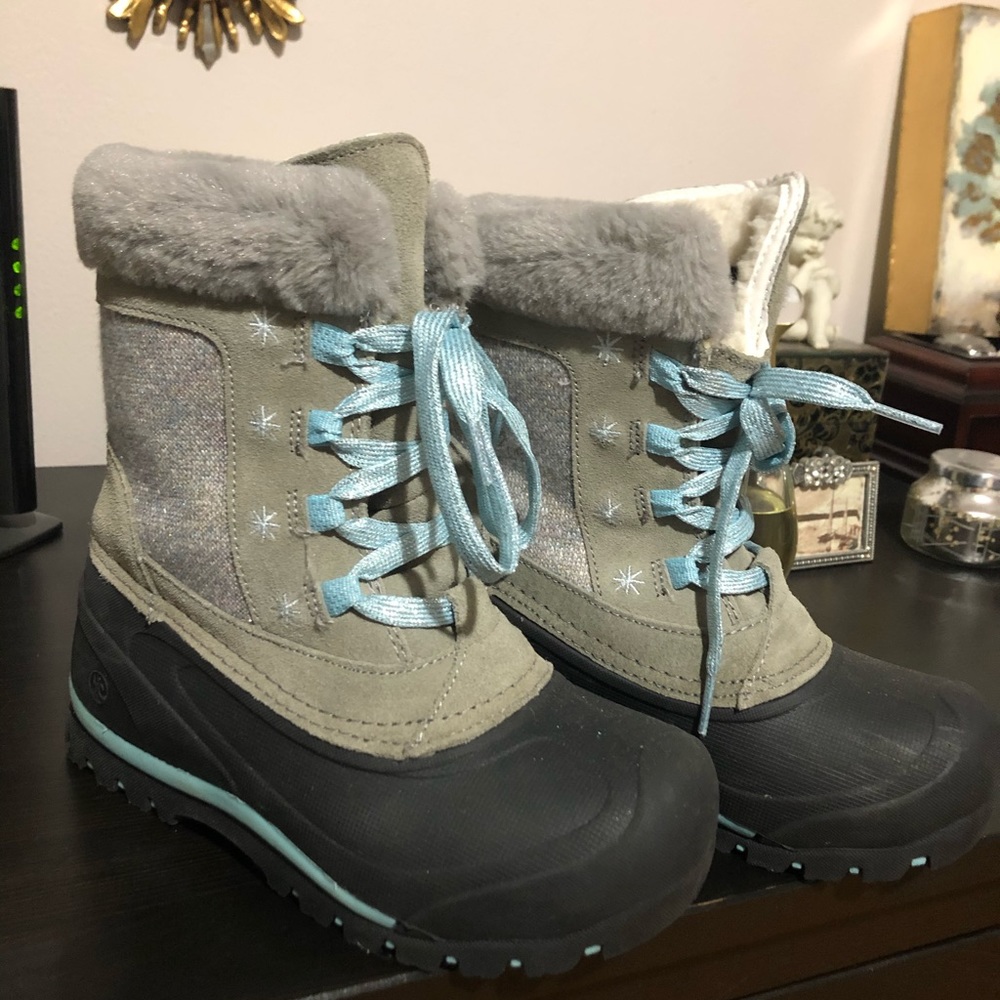 Lands End Thinsulate Snow Boots SIZE 3 youth